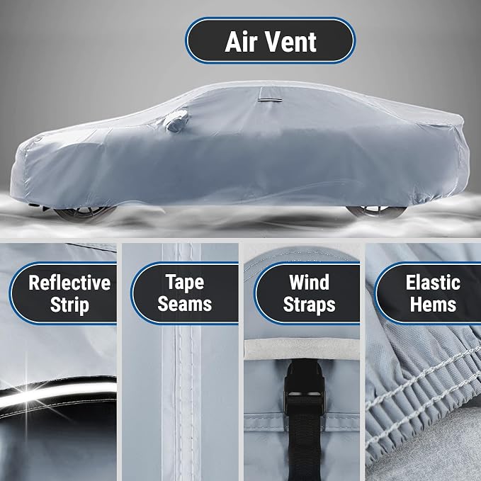 iCarCover Custom Car Cover for Chevy Master Waterproof All-Weather Rain Snow UV - Image 5