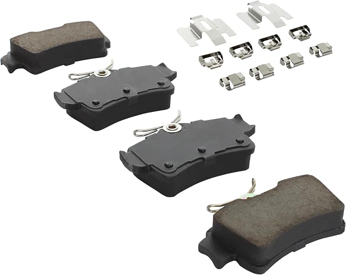 Premium Ceramic Rear Brake Pads Compatible - Image 2