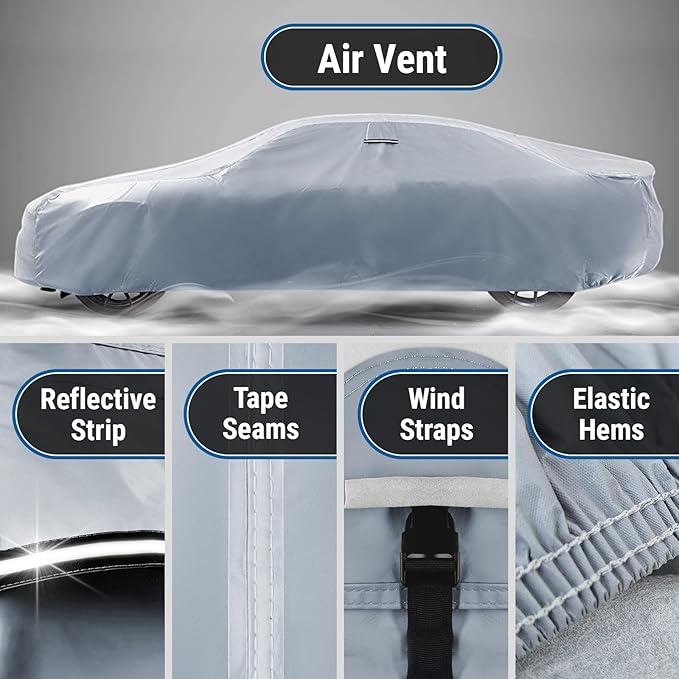 iCarCover Custom Car Cover for Buick Century Sedan, Coupe Waterproof - Image 5