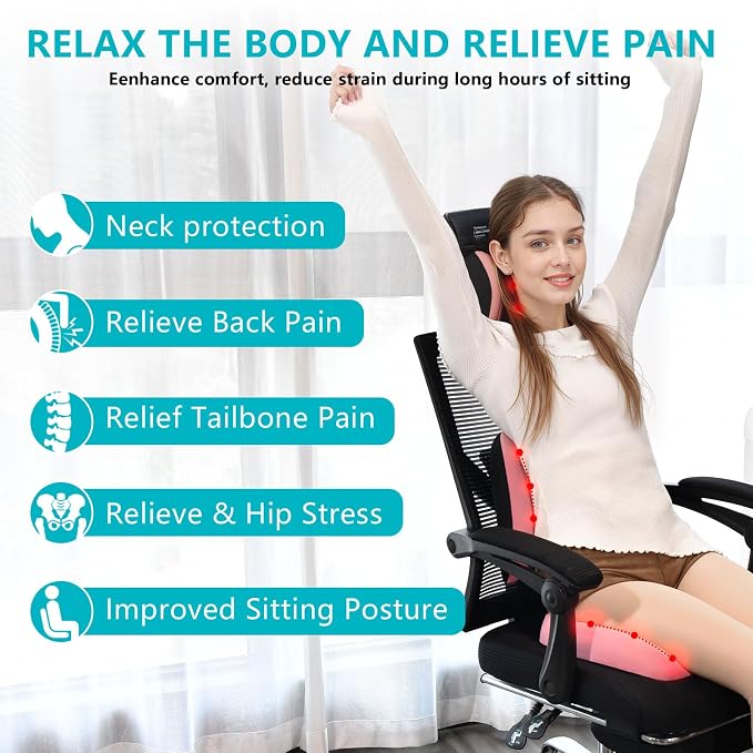 FLORICH Car Seat Cushion and Back Support - Image 8
