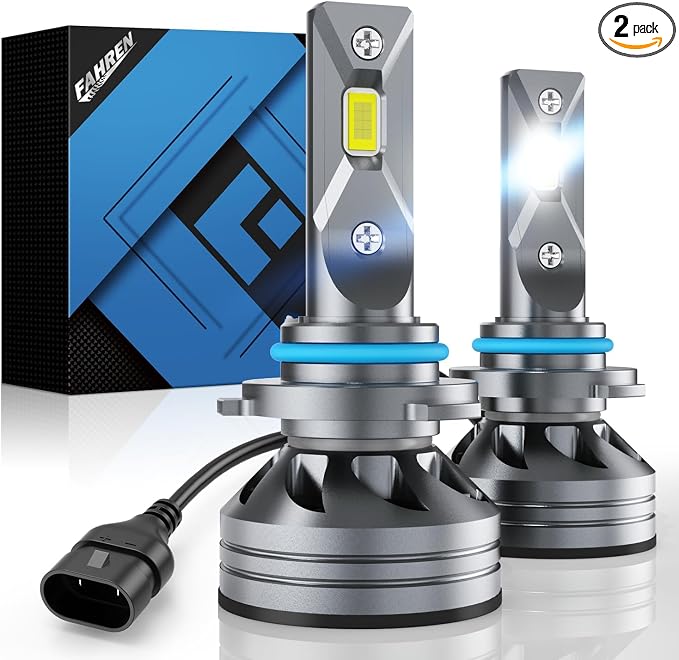 Upgraded HB3/9005 Light Bulb, 000LM Super Bright 6500K, 7 Years Long Service by Fahren