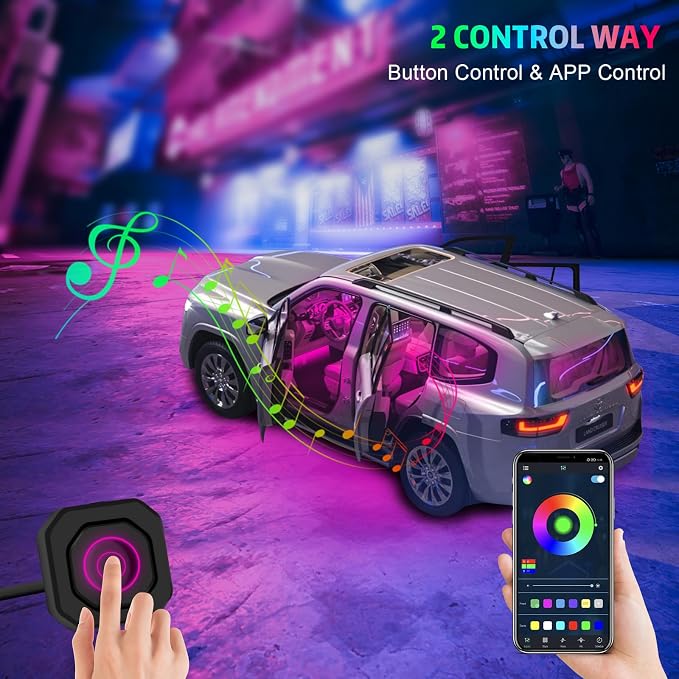 Acrylic Interior Car LED Strip Light - Image 7
