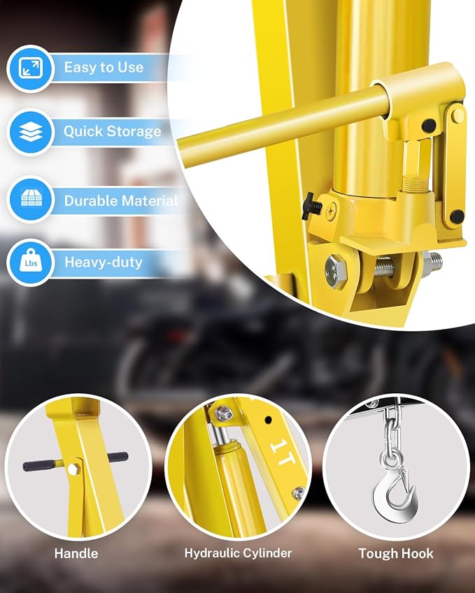 2-Ton Folding Engine Hoist - Image 4