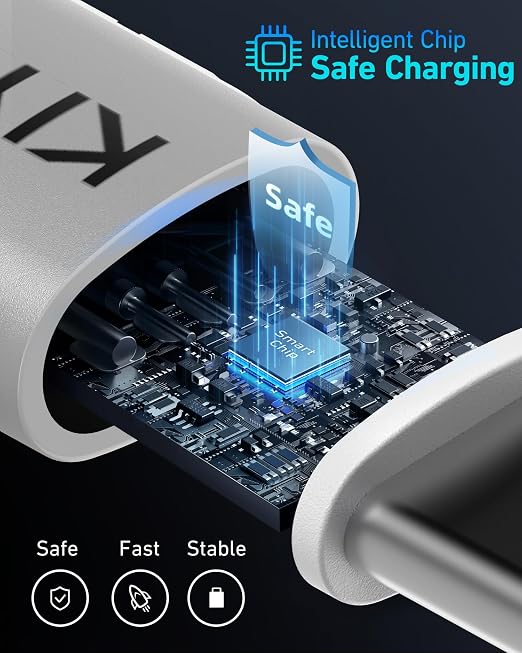Coiled USB to USB C Cable for Car 3FT/6FT, USBC Cables Fast Charging Braided - Image 3