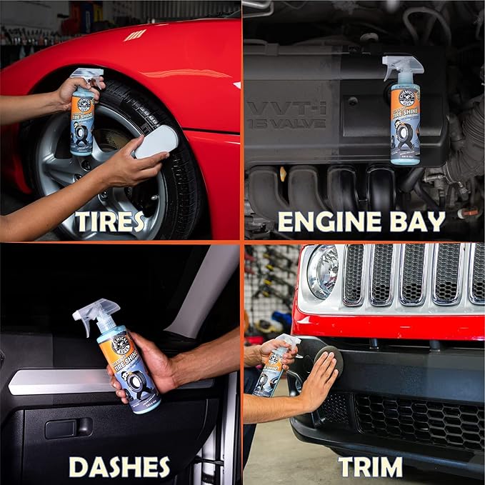Chemical Guys Tire Kicker Sprayable Extra Glossy Tire Shine - Image 6