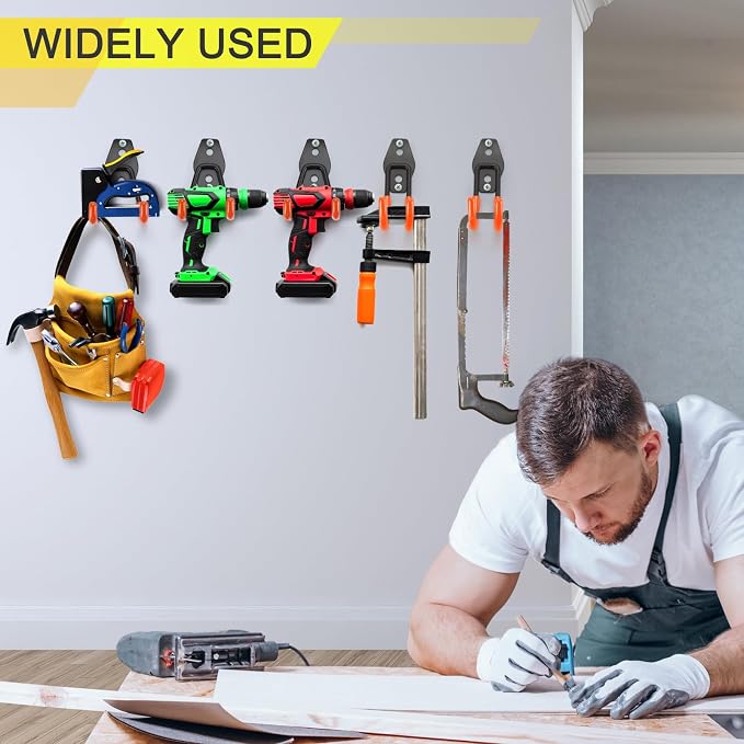 10 Pack Garage Hooks Heavy Duty Storage Organizer Wall Mount Power and Garden - Image 6
