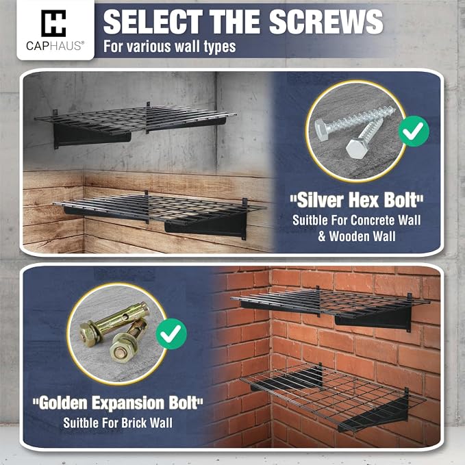 Fencer Wall Mounted Garage Shelving - 48 in. W x 18 in. D - Image 5