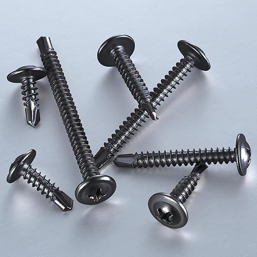 #8×5/8” for Sheet Metal Self-Tapping Screws 410 Black Stainless Steel Truss - Image 4