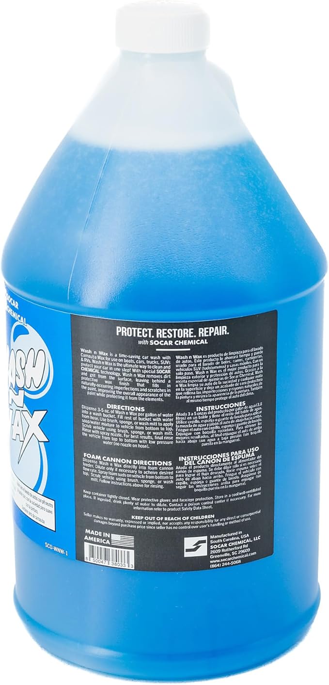SOCAR Wash N Wax Car Wash Soap - Image 9