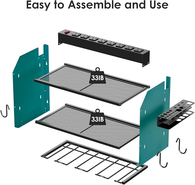 CCCEI Set Power Tool Organizer Wall Mount - Image 7