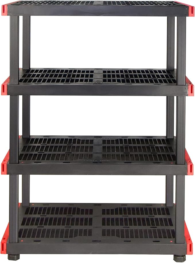 CX Craftsman, 4-Tier Highly Durable Storage Rack, 200lbs/shelf, Interlocking - Image 4