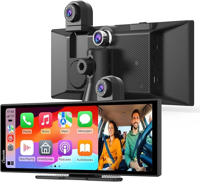 CARPURIDE W125S 11.26 Inch HD Wireless Carplay & Android Auto Screen, 4K by WirelessCarStereo