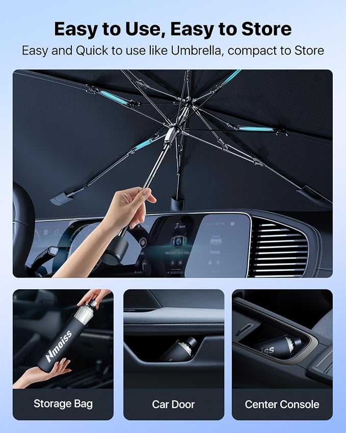 Windshield Sun Shade Umbrella for Car - Image 6
