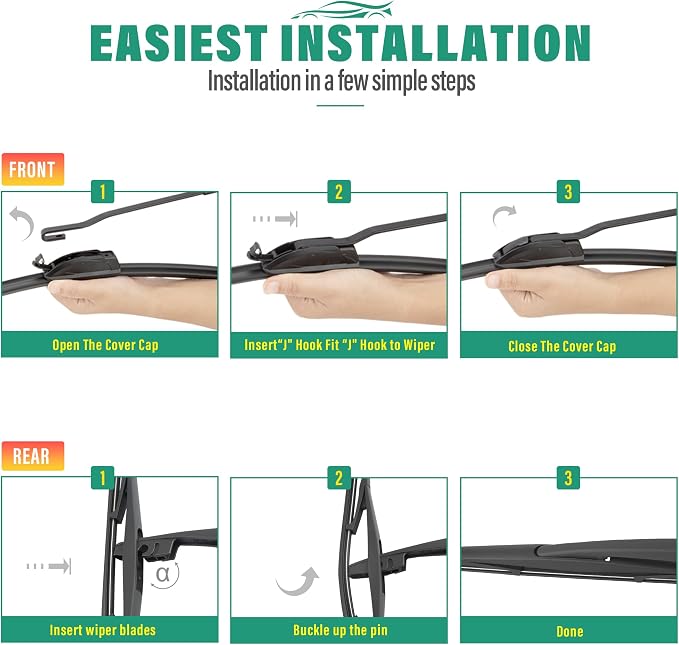 26" 16" 14" Windshield Wiper Blades Replacement - Image 8