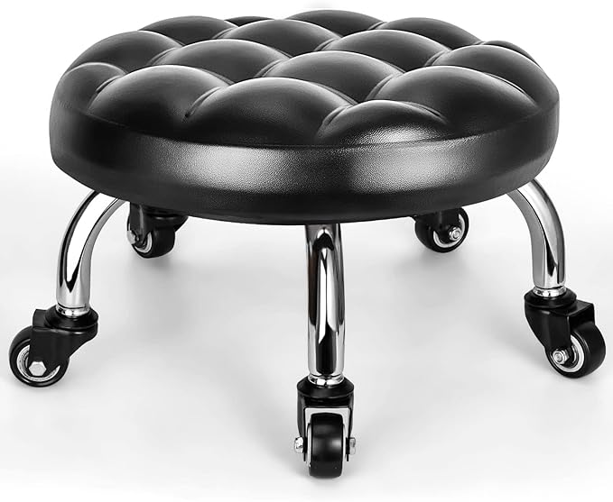 Low Rolling Stool, Low Stool by FLOLXNB