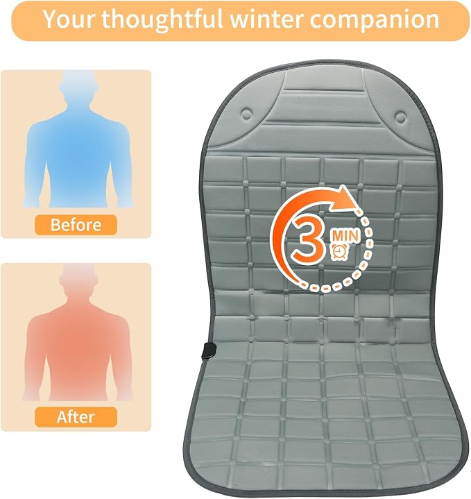 Seat Cover for Cold Weather, Winter Seat Cushion - Image 4