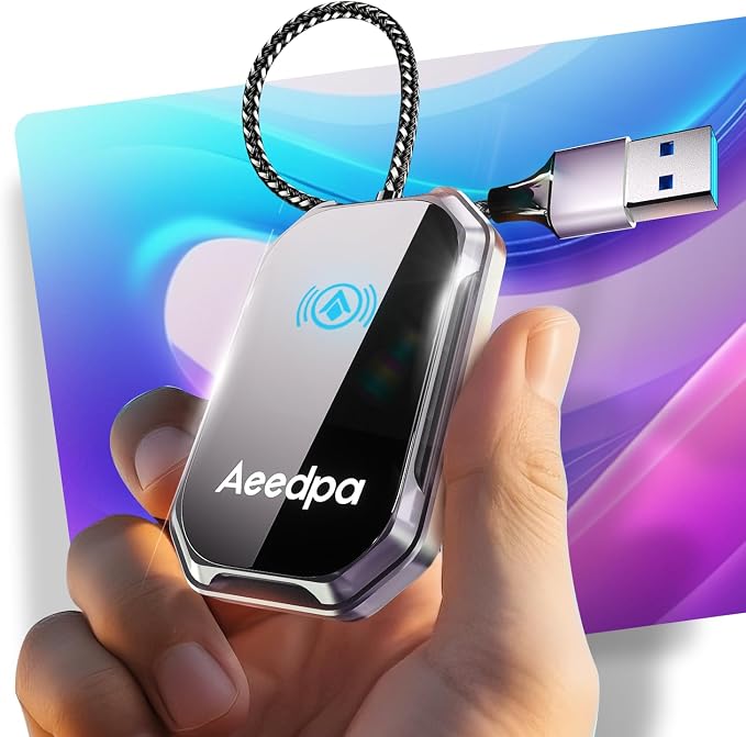 Wireless Android Auto CarPlay Adapter, Touch Connection by Aeedpa
