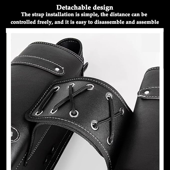 Motorcycle Saddlebags, Scooter Powersports Leather Saddle Bags Motorcycles - Image 5