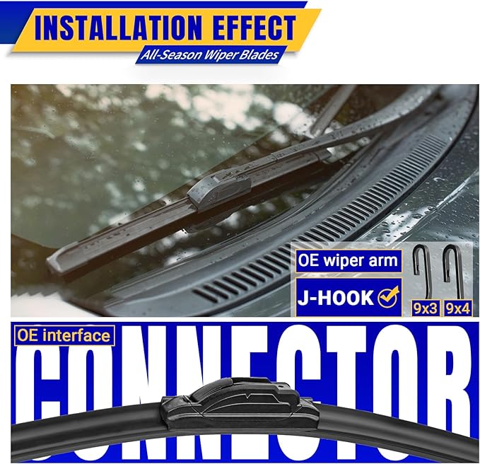 3 wipers Replacement for 2010-2015 Toyota prius/2012-2015 Toyota Prius - Image 3