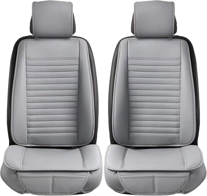 2pc Car Seat Covers, Luxury Car Protectors, Universal Anti-Slip Driver Seat - Image 2