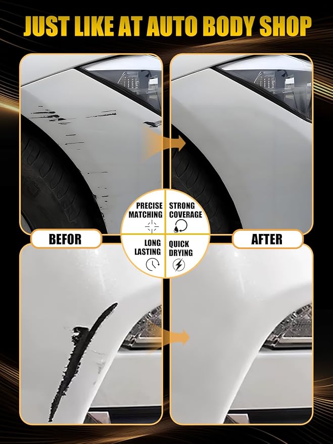 Obsidian Black Metallic Touch Up Paint Compatible - Image 4
