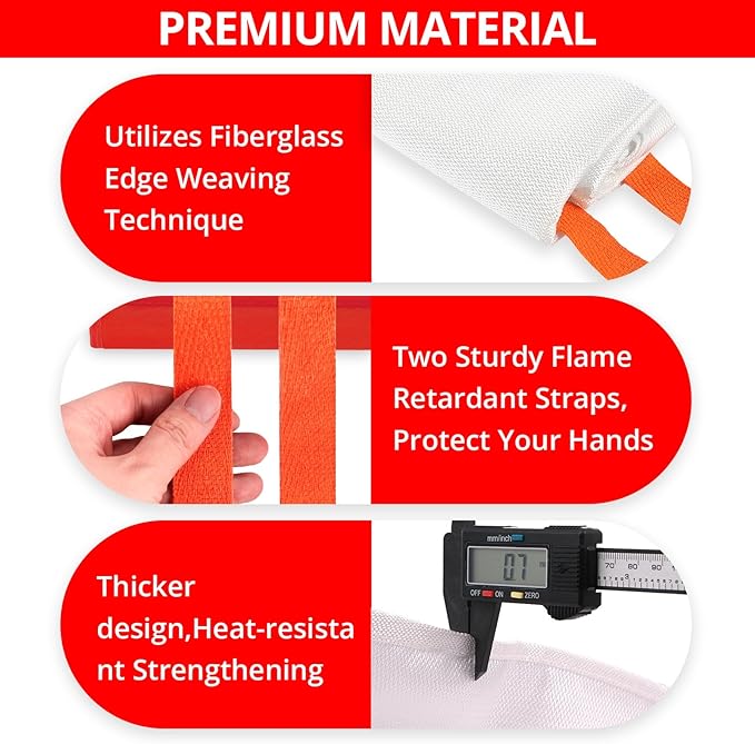 SecuCaptain Emergency Fire Blanket - Image 2