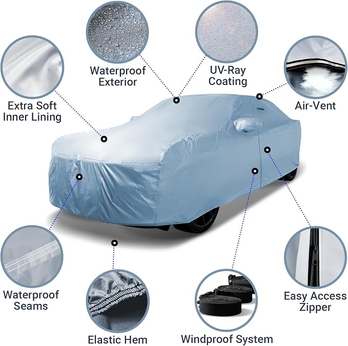 iCarCover Custom Car Cover for 2008-2013 Infiniti G37 Coupe & Convertible - Image 4