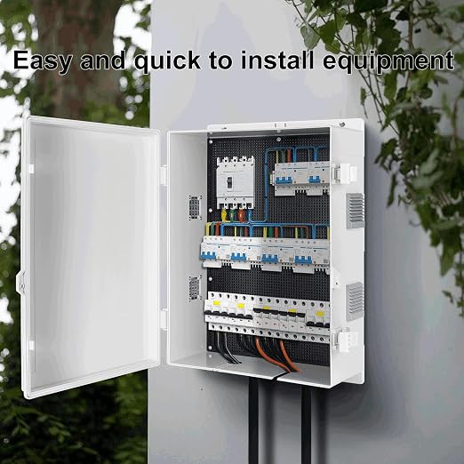 Outdoor Electrical Junction Box, ABS Water Resistant Enclosure - Image 3