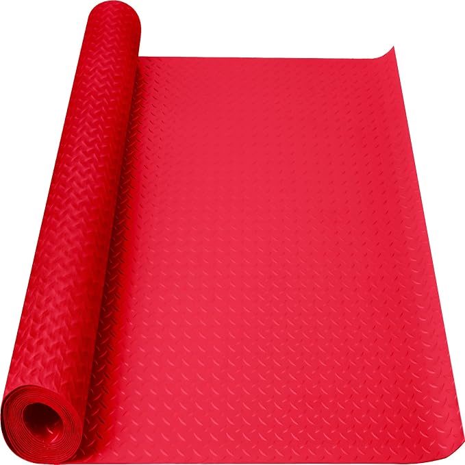 Boshen 5Ft x 7.5Ft Garage Floor Mat 2.5mm Thickened Rubber Flooring Roll by Boshen