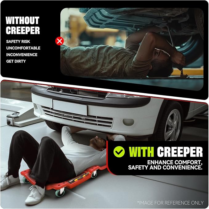 Auto Dynasty 40 Inches Mechanic Creeper, Automotive Garage Repair Low Profile - Image 6