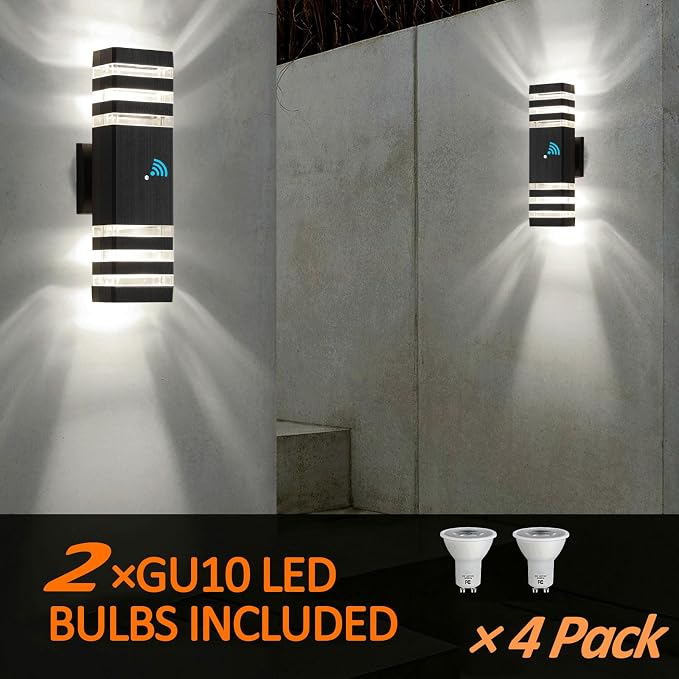 tewei 4 Pack Dusk to Dawn Outdoor Light Fixture - Image 6