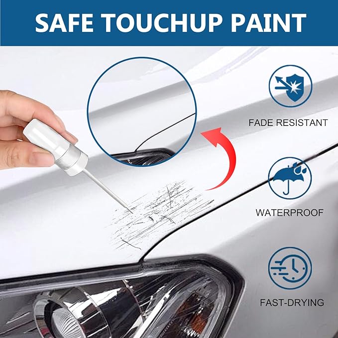 Fluid Black Touch Up Paint for BMW-Exact Match 2 in 1 touchup Paint Pen for - Image 2