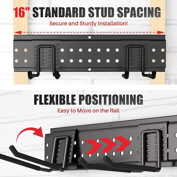 Garage Tool Organizer Wall Mount 96 inches - Image 8