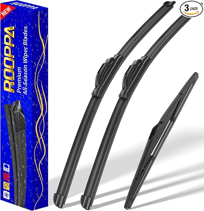 3 wipers Replacement for 2010-2015 Hyundai Tucson, Windshield Wiper Blades by ROOPPA