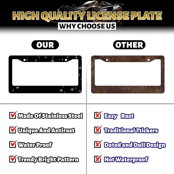 Arizona State Flag License Plate Frame Sunset Desert Cactus License Plate - Image 4