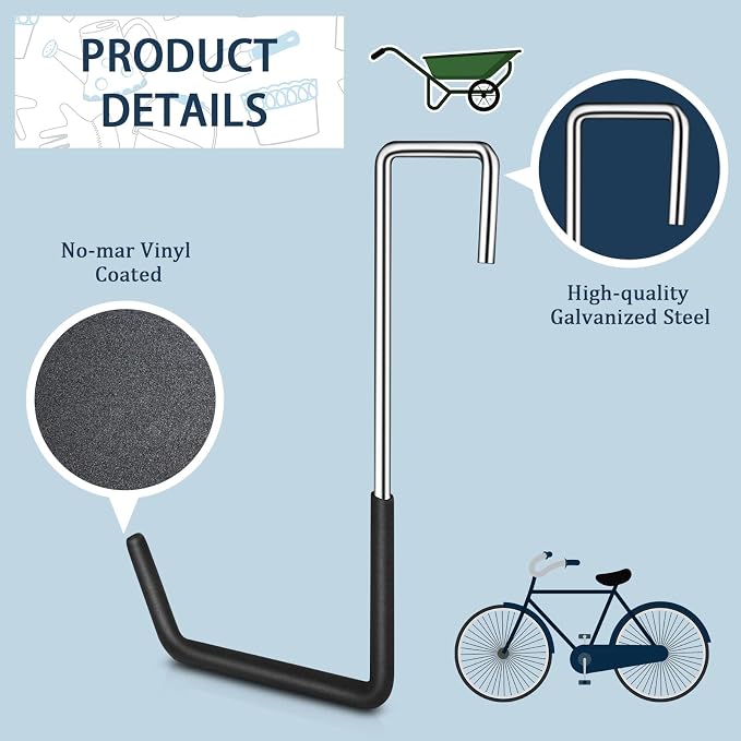 12 Pack Heavy Duty Rafter Hooks - Image 3