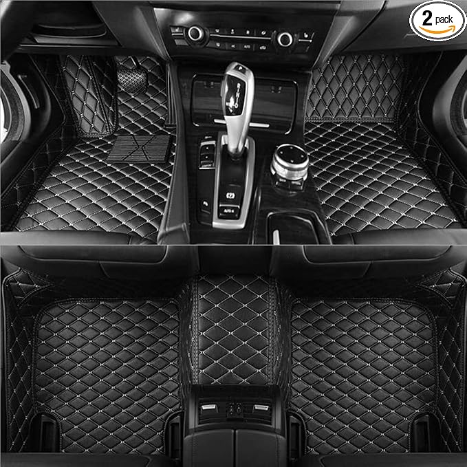 Custom All-Weather Protection Luxury Leather Floor Mats by JTXWANG