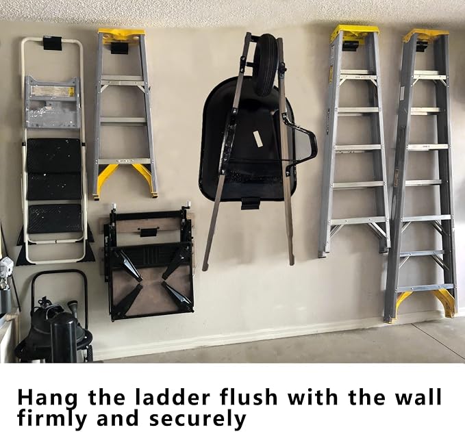 Heavy-Duty Ladder Hanger-Wall Mount Ladder Hooks - Image 4