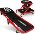 M-AUTO Foldable Z Creeper 2-in-1 Rolling Folding Car Creeper & Seat, 330LBS by M-AUTO
