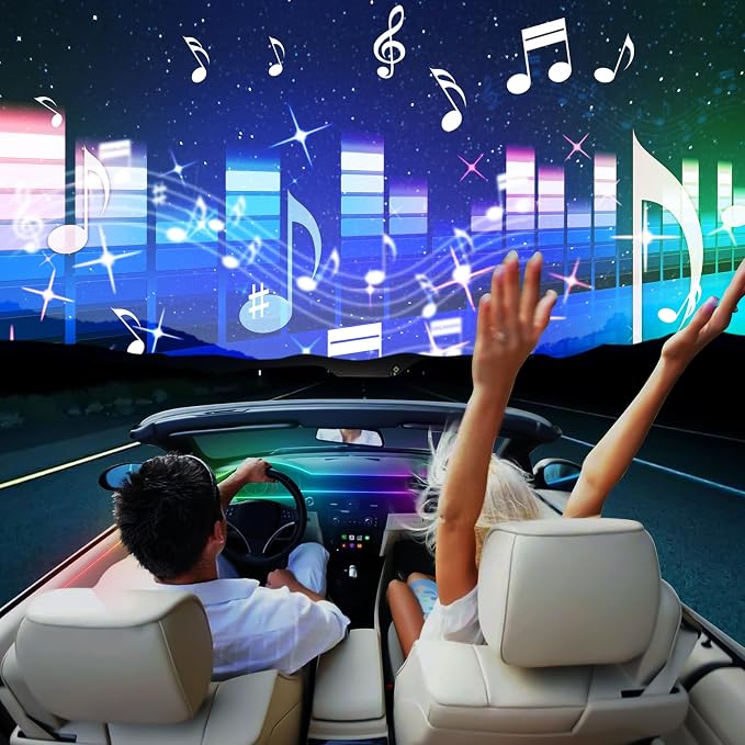Dreamcolor Acrylic Interior Car LED Strip Light 43-inch, which fit - Image 5
