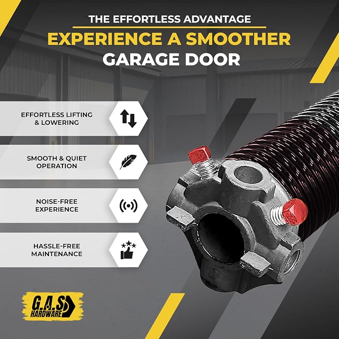 Garage Door Torsion Spring 234x1.75x33 Includes 1” Steel Bearing, Non-Slip - Image 5