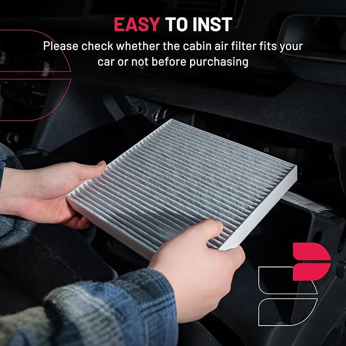 BDFHYK Cabin Air Filter with Activated Carbon Compatible with Ford Fusion - Image 4