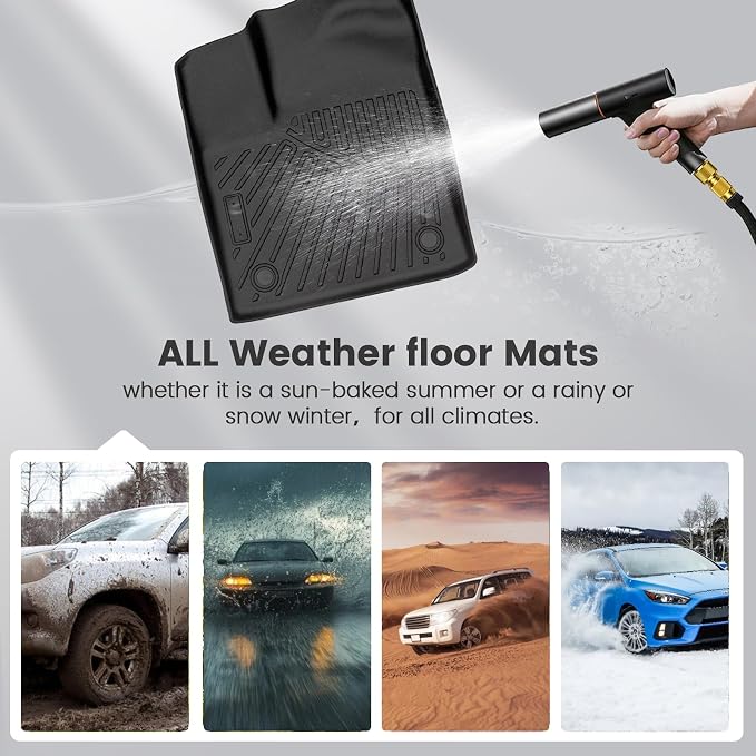 KMF Custom Fit Floor Mats for Nissan Murano 2025 Accessories, All Weather 3D - Image 5