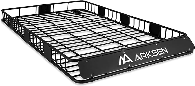 ARKSEN 84 x 50 x 6 Inch Universal Extra Wide 150LB Heavy Duty Roof Rack Cargo by ARKSEN