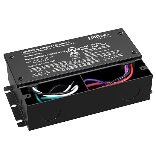 EMITEVER Dimmable Led Driver, 2 Packs 30W AC 110V-277V to DC 24V Transformer - Image 9