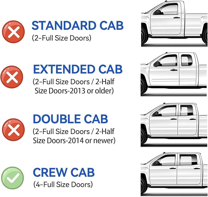 Window Visors Rain Guards for 2019-2025 Dodge Ram 1500 Crew Cab, Out-Channel - Image 3