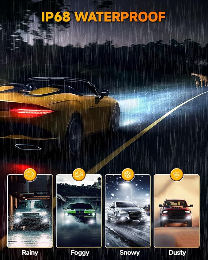 FAHREN Upgraded 9005 Light bulbs, 40000LM HB3 Fog Light Bulbs, 6500K Cool White - Image 6