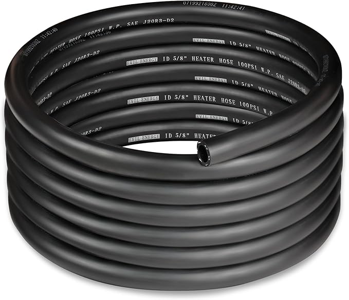 EVIL ENERGY 5/8" Heater Hose Coolant Radiator Straight 100PSI SAE 20R3 15FT by EVILENERGY