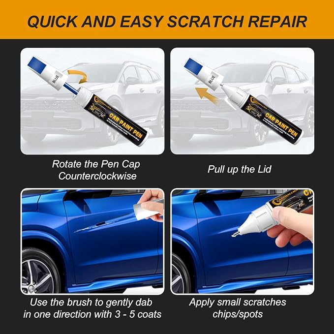 LD5K/L9 Lapiz Blue Metallic Car Touch Up Paint - Image 7