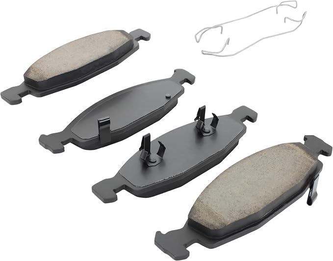 Premium Semi-Metallic Front Brake Pads Compatible - Image 2